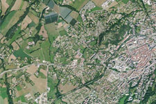 Image d'exemple photographies aériennes et images satellitaires